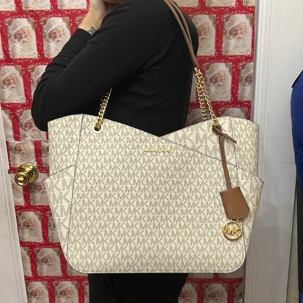 Michael Kors large shoulder tote bag